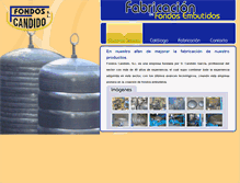 Tablet Screenshot of fondoscandido.com